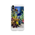 こむぎ子のaquarium Clear Smartphone Case