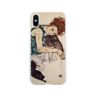 Art Baseのエゴン・シーレ / 1917 / Seated Woman with Bent Knee /Egon Schiele Clear Smartphone Case
