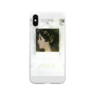 Art Baseのグスタフ・クリムト / 1896 /Junius / Gustav Klimt Clear Smartphone Case