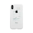 shinoの19aw-receipt　green Clear Smartphone Case