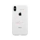 shinoのreceipt_case_pink Clear Smartphone Case