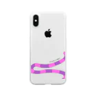 PLASTIC COBRAのチェシャ猫子々×plastic cobra Clear Smartphone Case