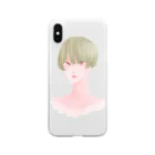 ketchup_ppの金髪 Clear Smartphone Case