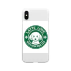 マルプー ラテのlatte with RisaRisa Clear Smartphone Case