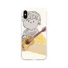 chitaのGuitar boy  Clear Smartphone Case