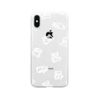 中村美遥の犬とおやすみ(もこもこ) Clear Smartphone Case