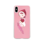 shiomirin  shopのいちごちゃん Clear Smartphone Case