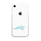 物語のあるスマホケース「ケースガーデン」のイカ　iPhoneケース 魚 海 Clear Smartphone Case