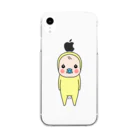 イエローロンパースのめめたん　直立 Clear Smartphone Case