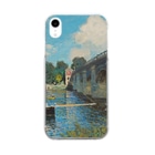 SONOTENI-ARTの004-020　クロード・モネ　『アルジャントゥイユの橋』　クリア　スマホケース　iPhone XR専用デザイン　CC3 Clear Smartphone Case