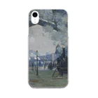 SONOTENI-ARTの004-033　クロード・モネ　『サン＝ラザール駅』　クリア　スマホケース　iPhone XR専用デザイン　CC3 Clear Smartphone Case