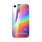 DOLUXCHIC RAYLOのAlways beside you Rainbow Journey clear phone Clear Smartphone Case