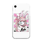 ざきよしちゃんのうさぎメイド Clear Smartphone Case