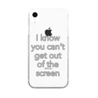 Link_oNのDear You in the screen. Clear Smartphone Case