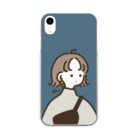 ▷            chiroruのomecashi girl Clear Smartphone Case