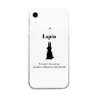 Lapin のLapin  original グッズ Clear Smartphone Case