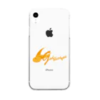 ultra marine yellow_storageのorange rabbit Clear Smartphone Case