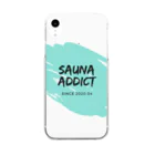 SAUNA ADDICTのSAUNA ADDICT オリジナルスマホケース Clear Smartphone Case