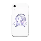 イラスト@jura.illustration のjuraこ Clear Smartphone Case