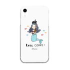 牛乳ラーメンの飲酒マーメイド Clear Smartphone Case