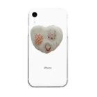 LOVE MYSELF CLUBのハートのネイルチップ Clear Smartphone Case