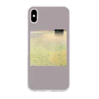 SONOTENI-ARTの001-005　グスタフ・クリムト　『アッター湖の島』　クリア　スマホケース　iPhone XSMax専用デザイン　CC7 クリアスマホケース