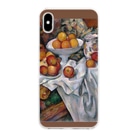SONOTENI-ARTの017-001　ポール・セザンヌ　『リンゴとオレンジのある静物』　クリア　スマホケース　iPhone XSMax専用デザイン　CC7 Clear Smartphone Case