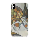 SONOTENI-ARTの017-005　ポール・セザンヌ　『りんごの籠』　クリア　スマホケース　iPhone XSMax専用デザイン　CC7 Clear Smartphone Case