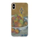 SONOTENI-ARTの017-008　ポール・セザンヌ　『リンゴのプレート』　クリア　スマホケース　iPhone XSMax専用デザイン　CC7 Clear Smartphone Case