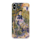 SONOTENI-ARTの016-007　ルノワール　『庭のニニ (ニニ・ロペス)』　クリア　スマホケース　iPhone XSMax専用デザイン　CC7 Clear Smartphone Case