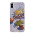 SONOTENI-ARTの005-017　ゴッホ　『リンゴ、セイヨウナシ、レモン、ブドウのある静物 』　クリア　スマホケース　iPhone XSMax専用デザイン　CC7 クリアスマホケース