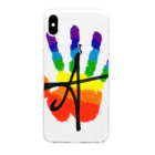 aoi cyan yuki のQUEER HAND Clear Smartphone Case