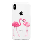 natural81のFlamingo Clear Smartphone Case