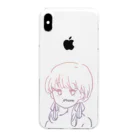 居留守かりんofficial shopのふたつむすびの女の子 Clear Smartphone Case