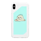 vatiko_lovedの首だけちゃん、めしあがれ。 Clear Smartphone Case