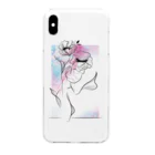 I_am_from_ThailandのFairy Flower Clear Smartphone Case