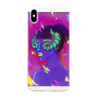 oosuga_tamotsuのpsychedelic horn. Clear Smartphone Case