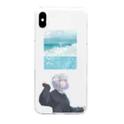 おいしいさめの〜○。 Clear Smartphone Case