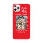 Samurai Gardenサムライガーデンの1992紅PHONE クリアスマホケース