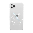 雫の炭酸 Clear Smartphone Case