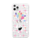 イラスト MONYAAT の1902 やみねこ*風船の種 Clear Smartphone Case