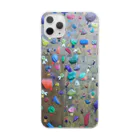 RAVE GIRLのbouldering~素敵な凹凸~ Clear Smartphone Case