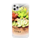 yurarhythmのSucculent plant*多肉植物 Clear Smartphone Case