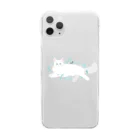 ミウラとみやこ🐱FIP闘病中の寵愛のお姫さま/ティファニーブルー Clear Smartphone Case