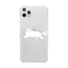 ミウラとみやこ🐱FIP闘病中の寵愛のお姫さま/ライラック Clear Smartphone Case