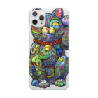 kachino-T-noraの招き猫 Clear Smartphone Case