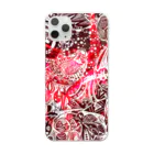 ibukiの細密画shopの紅の細密　スマホケース Clear Smartphone Case