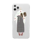 shoko_futamakiの着物／制服風袴 Clear Smartphone Case