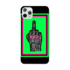 PUNX in doorSのPUNX in doorS ファック”EASY”ロゴ iPhoneカバー クリアスマホケース