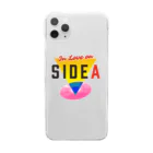 studio606 グッズショップのIn Love on SIDE A Clear Smartphone Case